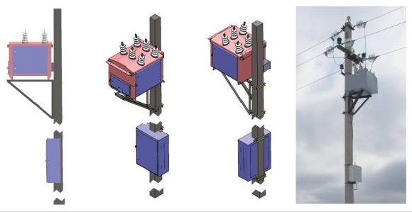 Схема крепления ПКУ 6 кВ